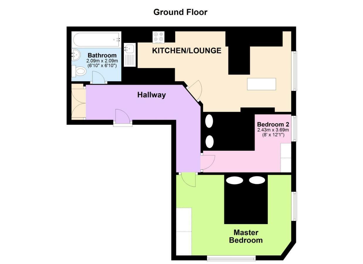 Holden Court Apartments - Apt 3 West Drayton  Bagian luar foto